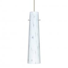 Besa Lighting XP-567419-LED-SN - Besa Camino Pendant Satin Nickel Carrera 1x50W Halogen