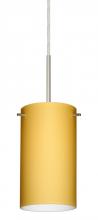 Besa Lighting 1BT-4404VM-MED-SN - Besa Stilo 7 Pendant Satin Nickel Vanilla Matte 1x40W B10 Med