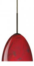 Besa Lighting 1BT-7572MA-LED-BR - Besa Sasha II LED Pendant 1BT Magma Bronze 1x9W LED