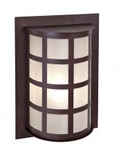 Besa Lighting SCALA13-GL-BR - Besa Outdoor Scala 13 Bronze Glitter Glass 1x60W A19