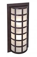 Besa Lighting SCALA20-GL-LED-BR - Besa Outdoor Scala 20 Bronze Glitter Glass 2x9W LED