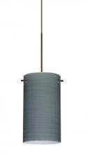 Besa Lighting 1XT-4404TN-BR - Besa Stilo 7 Pendant Bronze Titan 1x50W Halogen