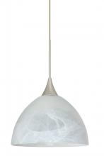 Besa Lighting 1XC-467952-SN - Besa Pendant Brella Satin Nickel Marble 1x50W GY6.35