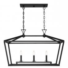 Savoy House 1-423-3-89 - Townsend 3-Light Linear Chandelier in Matte Black