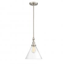 Savoy House 7-9132-1-SN - Drake 1-Light Pendant in Satin Nickel