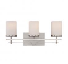 Savoy House 8-338-3-SN - 3 Light Satin Nickel Bath Bar