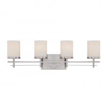 Savoy House 8-338-4-SN - 4 Light Satin Nickel Bath Bar