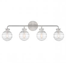 Savoy House 8-4300-4-SN - Mason 4-Light Bathroom Vanity Light in Satin Nickel