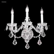 James R Moder 94203S22 - Vienna Glass Light 3 Light Wall Sconce