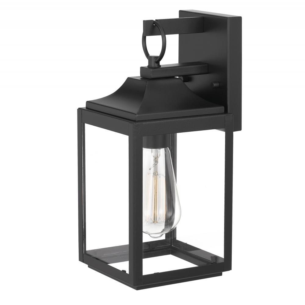 Malibu 14 In 1-Light Matte Black Finish - Outdoor Wall Sconce Lamp