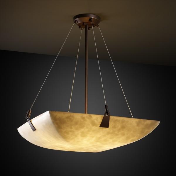 48" Pendant Bowl w/ Tapered Clips