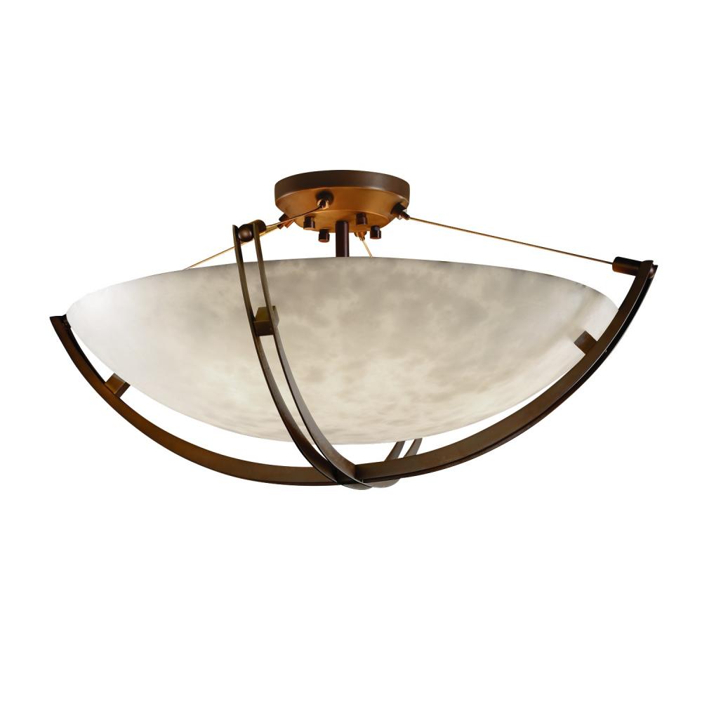 18" Semi-Flush Bowl w/ Crossbar