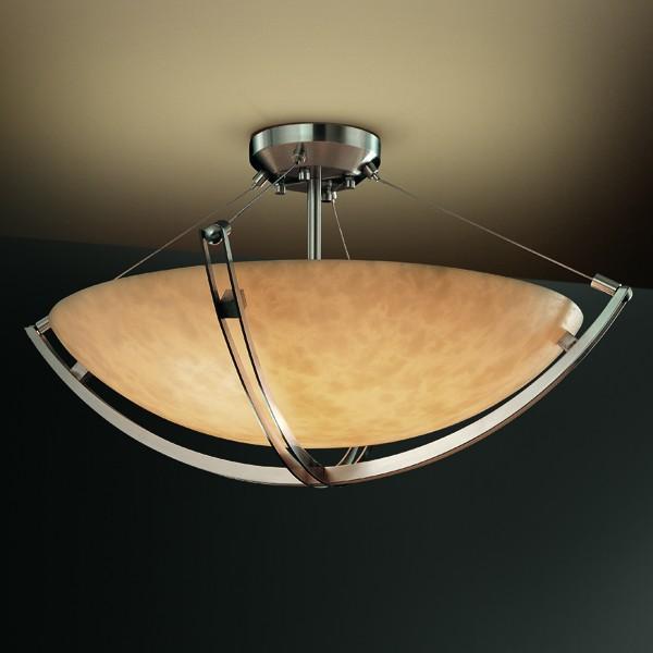 24" Semi-Flush Bowl w/ Crossbar