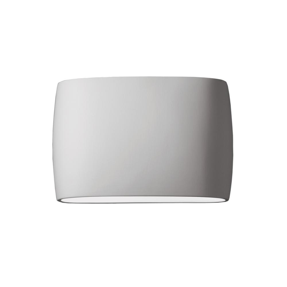 Wide ADA Large Oval Wall Sconce - Closed Top