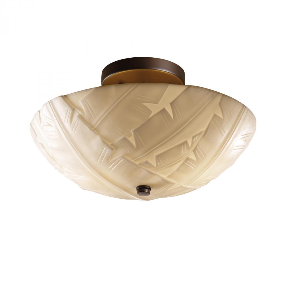 14" LED Semi-Flush Bowl