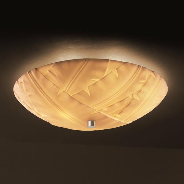 24" Semi-Flush Bowl w/ Fluorescent Lamping