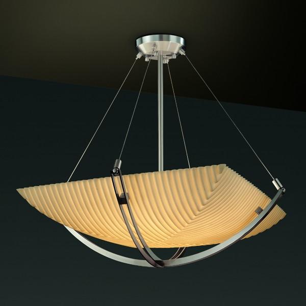 36" Pendant Bowl w/ Crossbar