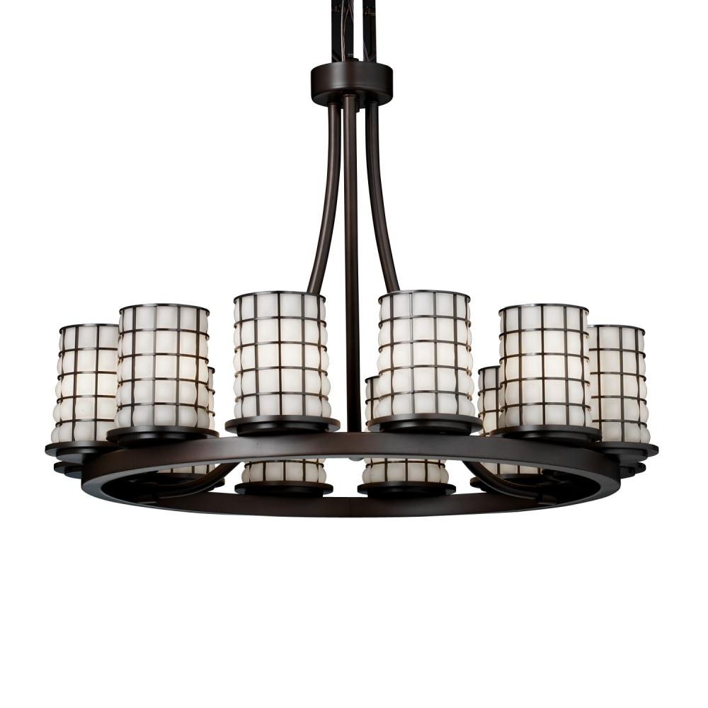 Dakota 12-Light Ring Chandelier (Short)