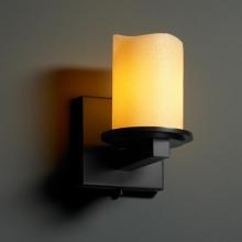 Justice Design Group CNDL-8771-10-AMBR-NCKL - Dakota 1-Light Wall Sconce