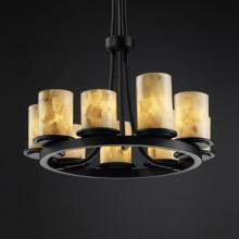 Justice Design Group ALR-8766-10-NCKL - Dakota 9-Light Ring Chandelier