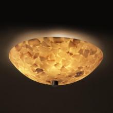 Justice Design Group ALR-9671-35-DBRZ-LED-3000 - 18" Semi-Flush Bowl w/ Fluorescent Lamping