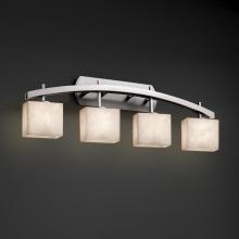 Justice Design Group CLD-8594-55-NCKL - Archway 4-Light Bath Bar