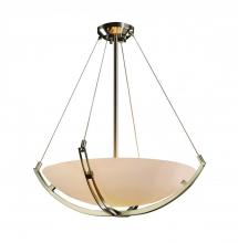 Justice Design Group CLD-9722-35-NCKL-LED-5000 - 24" Pendant Bowl w/ Crossbar