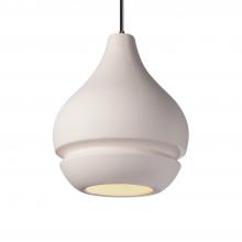 Justice Design Group CER-6400-BIS-DBRZ-BKCD - Arabesque 1-Light Pendant