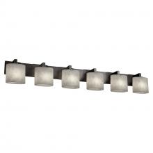 Justice Design Group CLD-8926-30-MBLK - Modular 6-Light Bath Bar