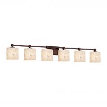 Justice Design Group FAL-8426-30-DBRZ - Tetra 6-Light Bath Bar