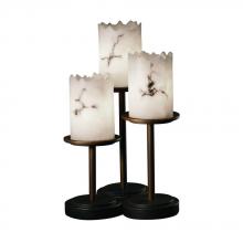 Justice Design Group FAL-8797-12-NCKL - Dakota 3-Light Table Lamp