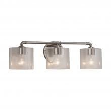 Justice Design Group FSN-8463-30-SEED-NCKL - Bronx 3-Light Bath Bar