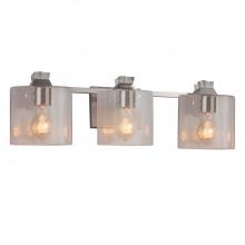 Justice Design Group FSN-8473-30-SEED-NCKL - Ardent 3-Light Bath Bar