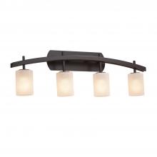 Justice Design Group FSN-8594-10-FRCR-DBRZ - Archway 4-Light Bath Bar