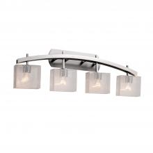 Justice Design Group FSN-8594-55-SEED-NCKL - Archway 4-Light Bath Bar