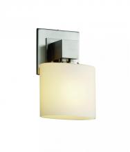 Justice Design Group FSN-8707-30-WEVE-NCKL - Aero ADA 1-Light Wall Sconce (No Arms)