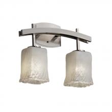 Justice Design Group GLA-8592-16-GLDC-NCKL - Archway 2-Light Bath Bar