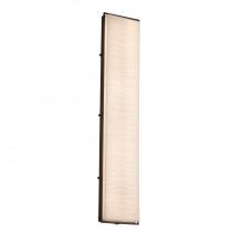 Justice Design Group PNA-7568W-WAVE-DBRZ - Avalon 60" ADA Outdoor/Indoor LED Wall Sconce