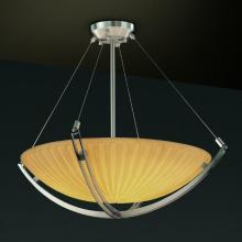 Justice Design Group PNA-9721-35-WFAL-NCKL-LED-3000 - 18" Pendant Bowl w/ Crossbar