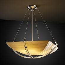 Justice Design Group PNA-9722-25-SAWT-NCKL-LED-5000 - 24" Pendant Bowl w/ Crossbar