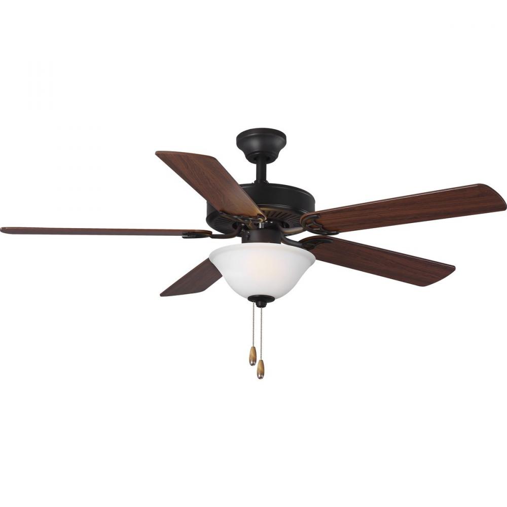 52IN 5 BRONZE BLADE FAN W/ LGT KIT