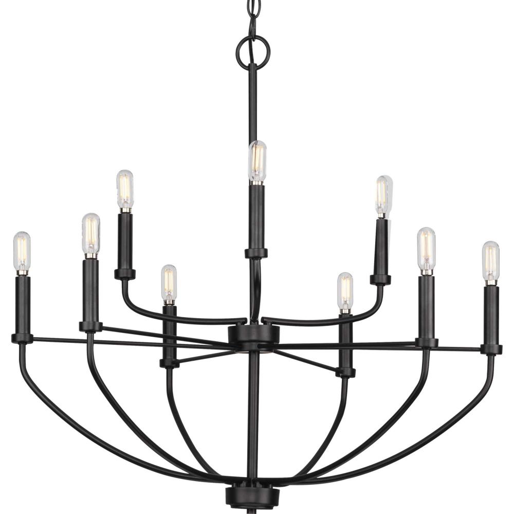 9-60W CAND CHANDELIER