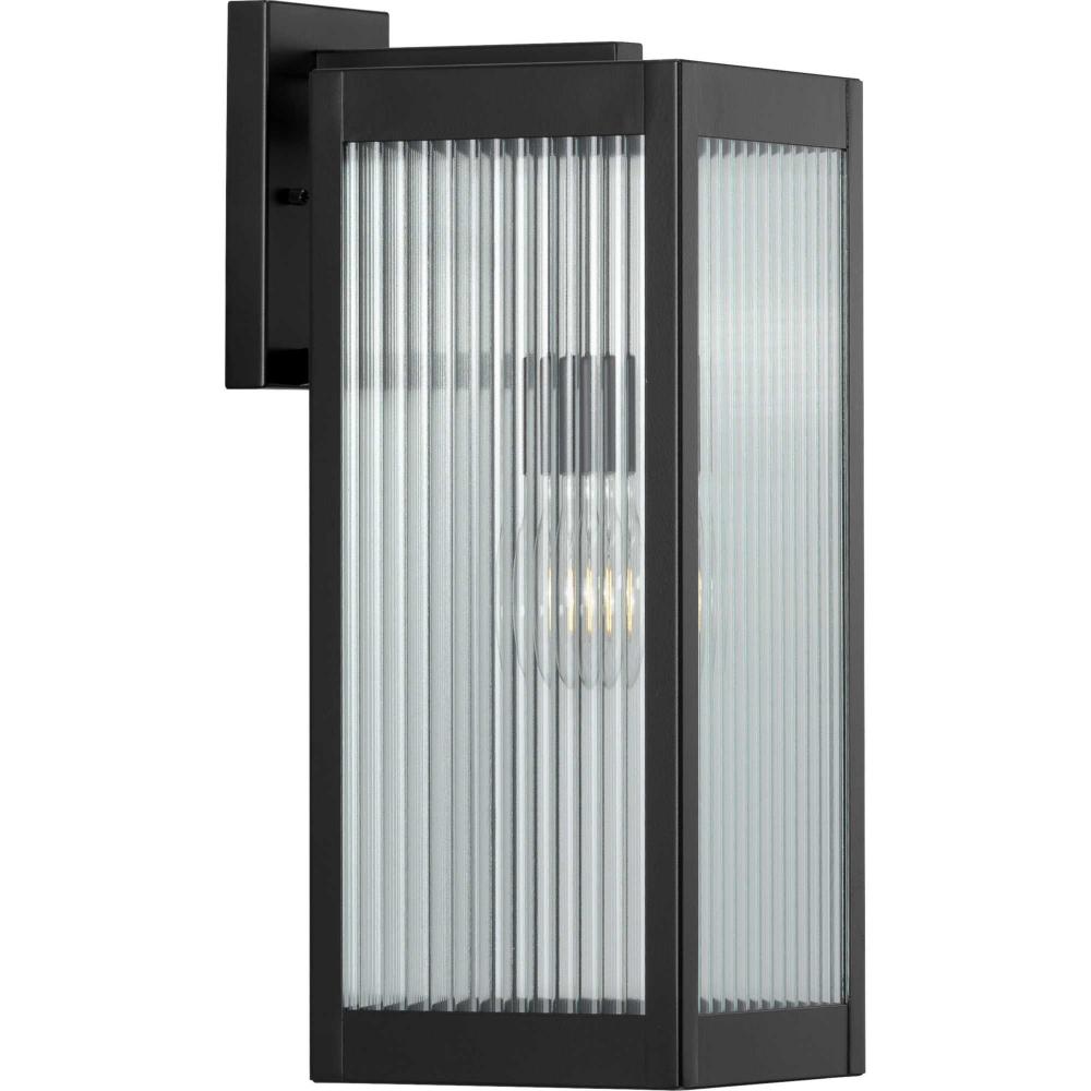 Felton Collection Black One-Light Large Wall Lantern