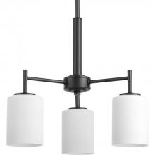 Progress P4318-31 - BLACK 3 LIGHT CHANDELIER