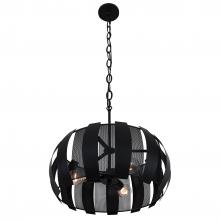 Varaluz 287P03BL - Sawyers Bar 3-Lt Pendant - Black