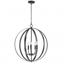 Maxim 10032BK - 5 Light Pendant Chandelier-Black