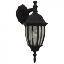 Craftmade Z264-TB - Bent Glass 1 Light Small Outdoor Wall Lantern in Textured Black