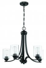 Craftmade 50525-FB - 5 Light Black Chandelier