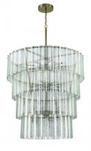 Craftmade 48628-SB - Museo 28 Light Chandelier in Satin Brass