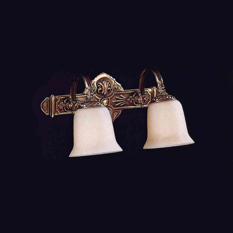 Crystorama 2 Light Olde Brass Sconce